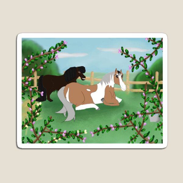 Item preview, Ponies in a Field: Kody and Jimmy designed and sold by EternaLetizia.