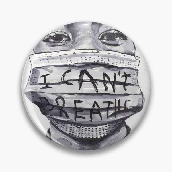 Item preview, Ink Painting Black lives matter I cant breathe  designed and sold by tashapotterart.