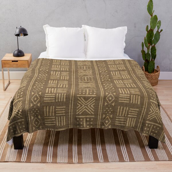 Item preview, Golden ochre dots, lines and stripes on textured cloth - abstract geometric pattern designed and sold by misentangled.