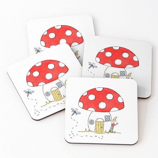 Item preview, Toadstool, Elf & Dragonfly designed and sold by Helen McCartney Designs.