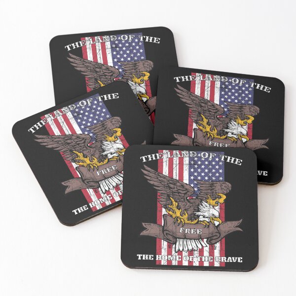 Item preview, THE-LAND-OF-THE-FREE-THE-HOME-OF-THE-BRAVE - USA - Stars and Stripes - Eagle - 4th July - Gift - happy 4th of july - 4th july outfits - 4 july shirt - 4th july clothes - women's 4th of july shirt designed and sold by dan2244.