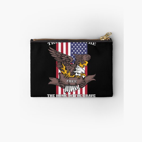 Item preview, THE-LAND-OF-THE-FREE-THE-HOME-OF-THE-BRAVE - USA - Stars and Stripes - Eagle - 4th July - Gift - happy 4th of july - 4th july outfits - 4 july shirt - 4th july clothes - women's 4th of july shirt designed and sold by dan2244.