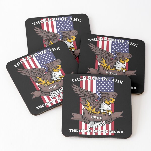 Item preview, THE-LAND-OF-THE-FREE-THE-HOME-OF-THE-BRAVE - USA - Stars and Stripes - Eagle - 4th July - Gift - happy 4th of july - 4th july outfits - 4 july shirt - 4th july clothes - women's 4th of july shirt designed and sold by dan2244.