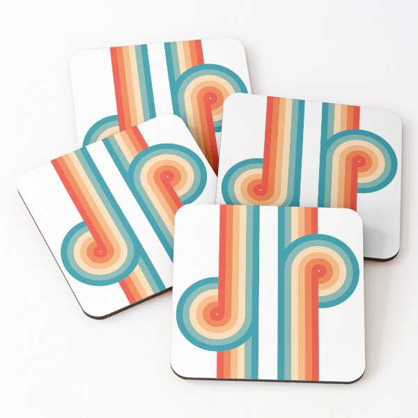Item preview, Funky 70's vibe peachy designed and sold by marciadesigns.