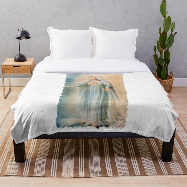 Our Lady Fatima Throw Blanket