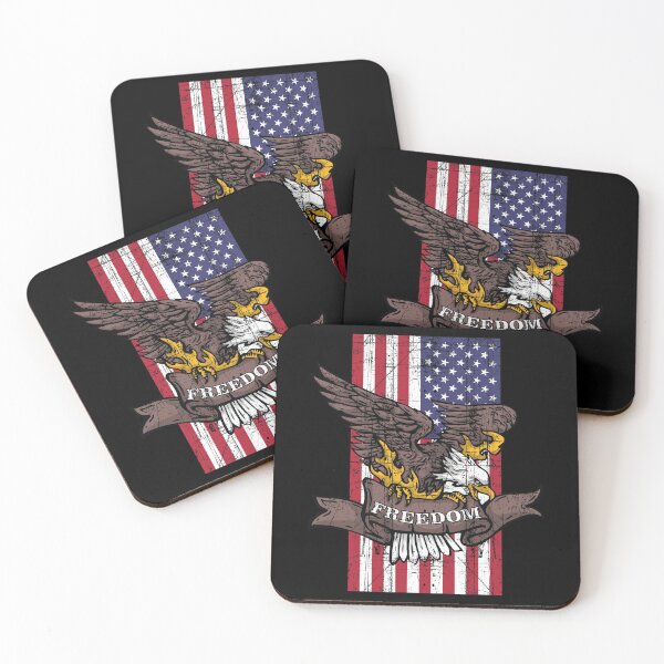 Item preview, FREEDOM - USA - Stars and Stripes - Eagle - 4th July - Gift - happy 4th of july - 4th july outfits - 4 july shirt - 4th july clothes - women's 4th of july shirt designed and sold by dan2244.