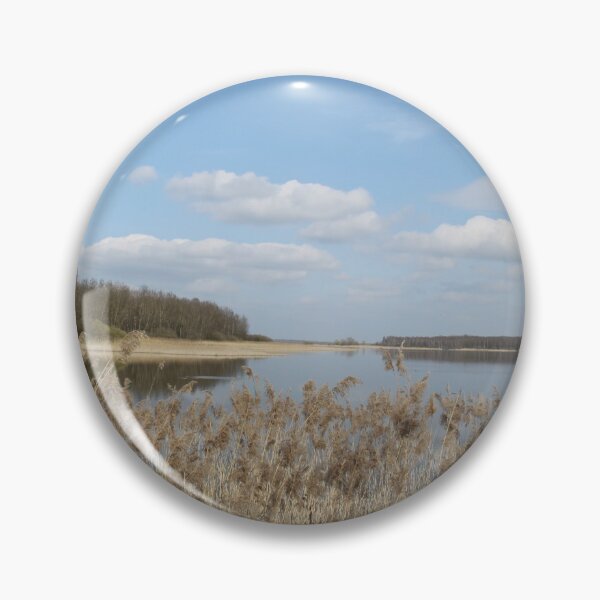 Item preview, Madine lake natural reeds landscape	 designed and sold by EstelleRossetti.