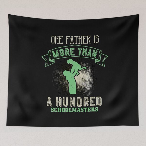 Item preview, Fathers day gift | One father is more than a hundred schoolmasters designed and sold by teamph.