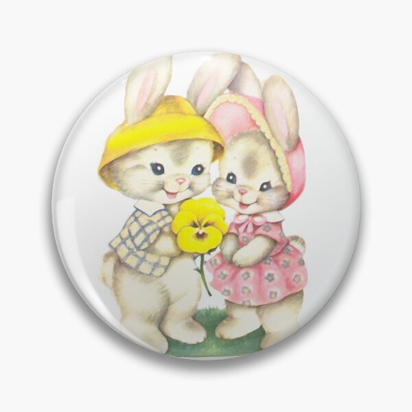 Item preview, White Love Rabbits designed and sold by Isabelle Calisto.
