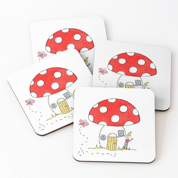 Item preview, Toadstool, Elf & Butterfly designed and sold by Helen McCartney Designs.