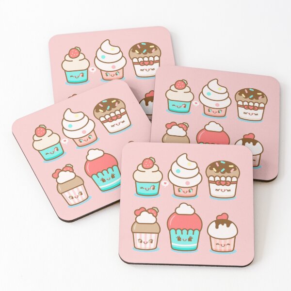 Item preview, Kawaii Cupcakes designed and sold by kawaiistudio.