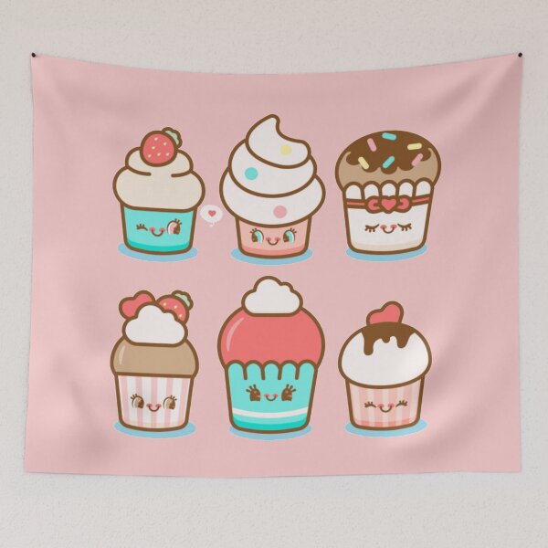 Item preview, Kawaii Cupcakes designed and sold by kawaiistudio.