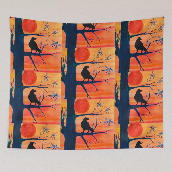 Item preview, Raven Under the Midnight Sun designed and sold by Wendy Thompson.