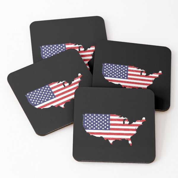 Item preview, USA MAP - Stars and Stripes - 4th July - Gift - happy 4th of july - 4th july outfits - 4 july shirt - 4th july clothes - women's 4th of july shirt designed and sold by dan2244.