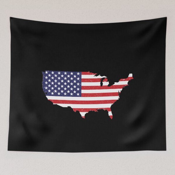 Item preview, USA MAP - Stars and Stripes - 4th July - Gift - happy 4th of july - 4th july outfits - 4 july shirt - 4th july clothes - women's 4th of july shirt designed and sold by dan2244.