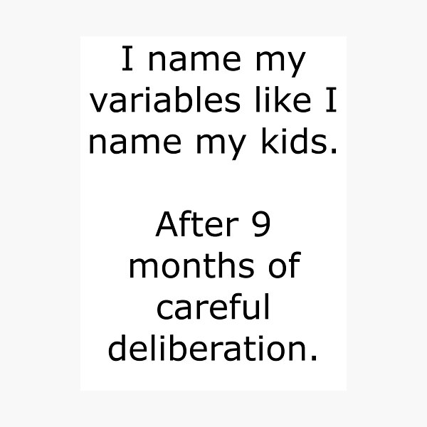 Item preview, Variable naming designed and sold by Tylie.