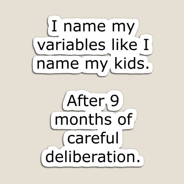 Item preview, Variable naming designed and sold by Tylie.