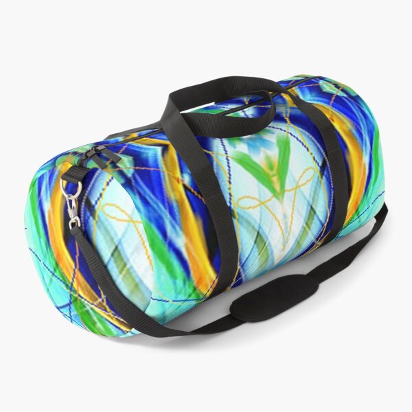 Item preview, Vibrant blues graphic psychedelic,arte abstracto,abstract art design designed and sold by Adri Barnard.