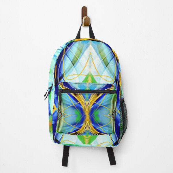 Item preview, Vibrant  blues graphic  psychedelic,arte abstracto,abstract art design designed and sold by Adri Barnard.