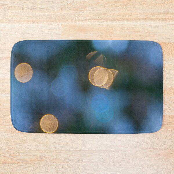 Item preview, Blue background with lights in yellow designed and sold by Photopat.