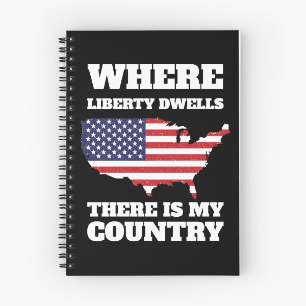 Item preview, WHERE LIBERTY DWELLS, THERE IS MY COUNTRY - USA - Stars and Stripes - Eagle - 4th July - Gift - happy 4th of july - 4th july outfits - 4 july shirt - 4th july clothes - women's 4th of july shirt designed and sold by dan2244.