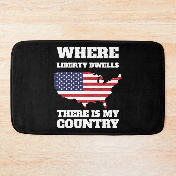 Item preview, WHERE LIBERTY DWELLS, THERE IS MY COUNTRY - USA - Stars and Stripes - Eagle - 4th July - Gift - happy 4th of july - 4th july outfits - 4 july shirt - 4th july clothes - women's 4th of july shirt designed and sold by dan2244.