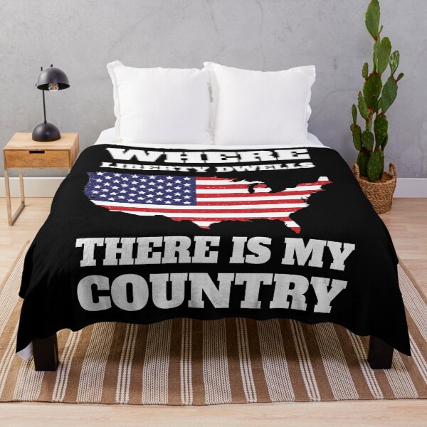 Item preview, WHERE LIBERTY DWELLS, THERE IS MY COUNTRY - USA - Stars and Stripes - Eagle - 4th July - Gift - happy 4th of july - 4th july outfits - 4 july shirt - 4th july clothes - women's 4th of july shirt designed and sold by dan2244.