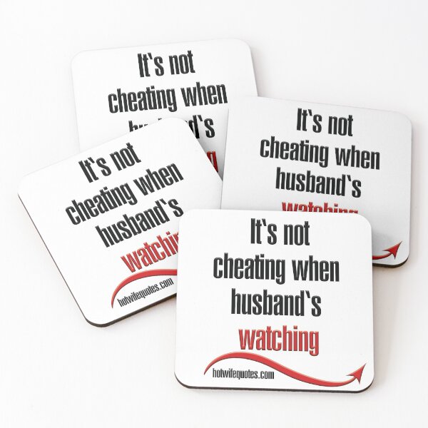 Item preview, It's not cheating when husband's watching designed and sold by hotwifequotes.