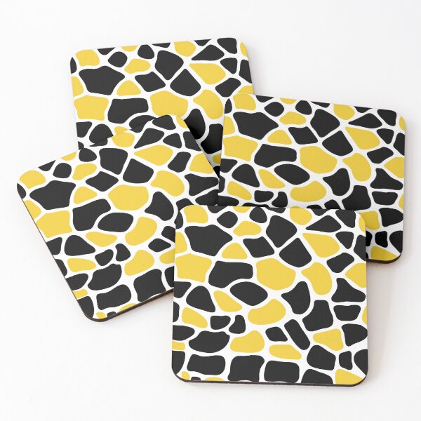 Item preview, Yellow and Black Giraffe Pattern designed and sold by masterbones.