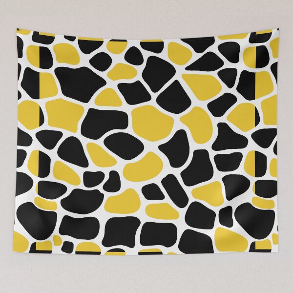 Item preview, Yellow and Black Giraffe Pattern designed and sold by masterbones.