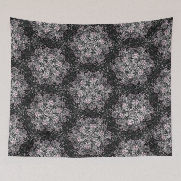 Item preview, Abstract pink frost flower designed and sold by Joie-et-Poesie.