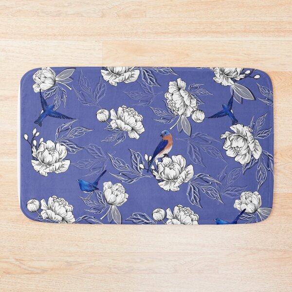 Item preview, Floral,bluebird  peony pattern home decor  designed and sold by MariaMarinova.