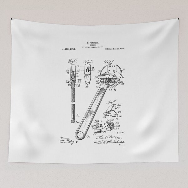 Item preview, K. Peterson's Thumb Key Patent (Black Version) designed and sold by Aliasandco.