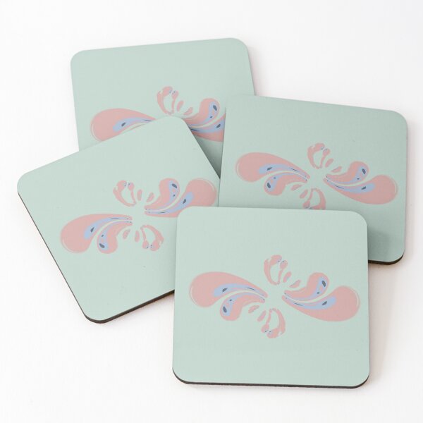 Item preview, Abstract pattern drops pastel colors designed and sold by Joie-et-Poesie.