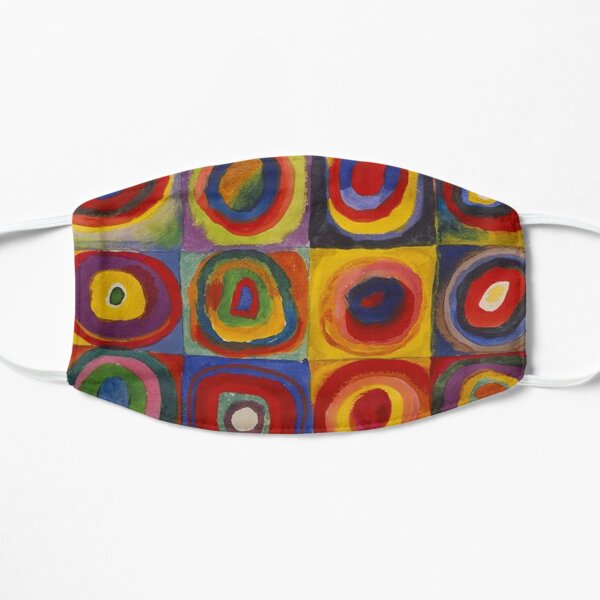 Wassily Kandinsky, Colour Study, Squares with Concentric Circles. Flat Mask