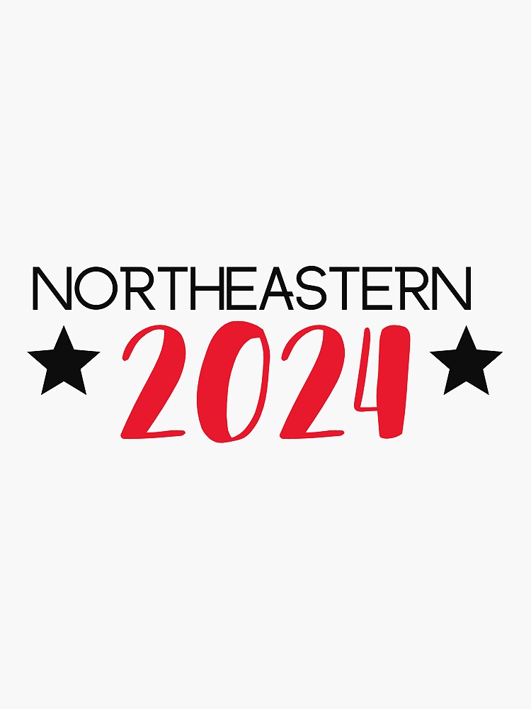 "northeastern 2024" Sticker by smcgrath02 Redbubble