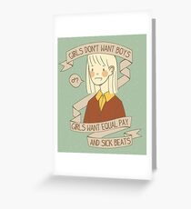 Sick Beats Greeting Card