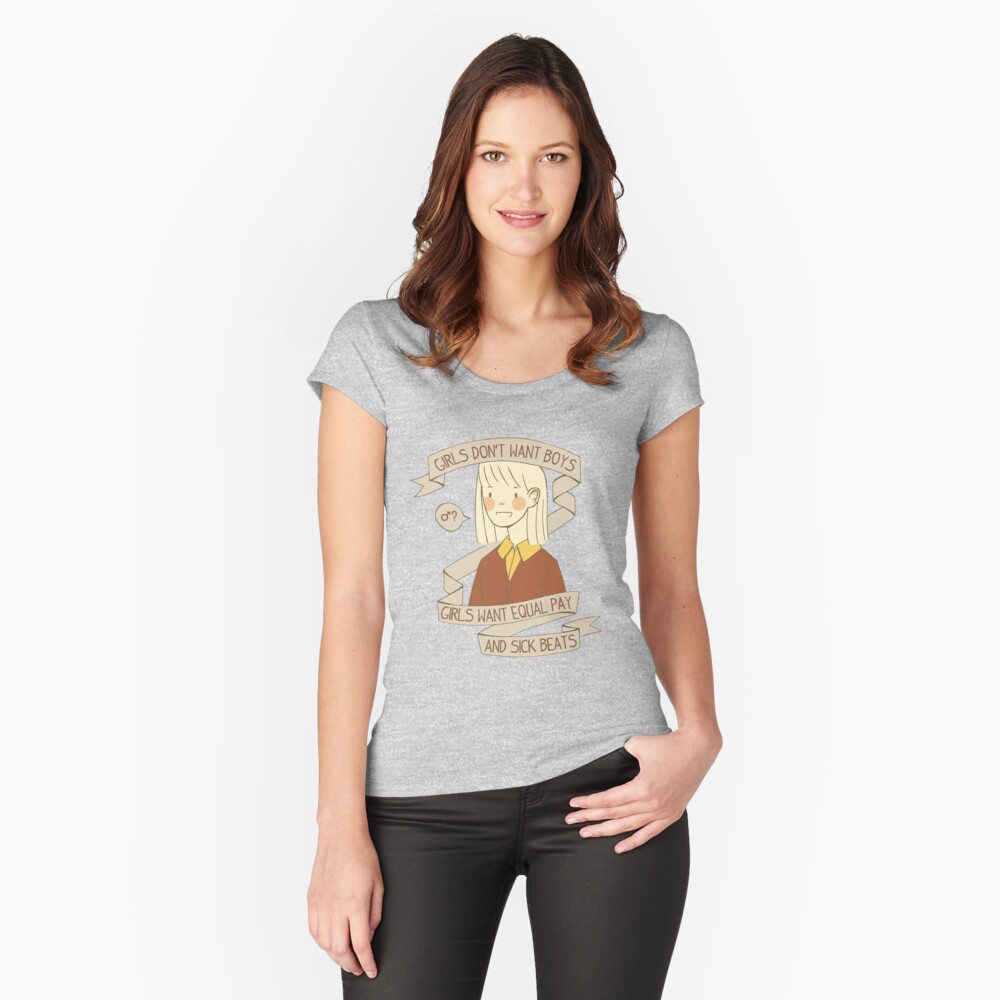 Item preview, Fitted Scoop T-Shirt designed and sold by EvaHolder.