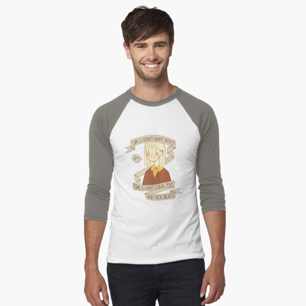 Item preview, Baseball ¾ Sleeve T-Shirt designed and sold by EvaHolder.