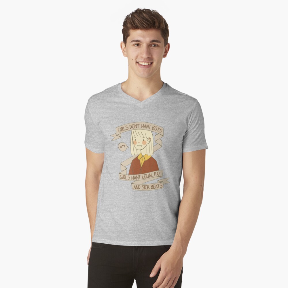 Item preview, V-Neck T-Shirt designed and sold by EvaHolder.