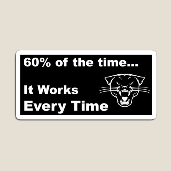 60% of the time, it works every time Magnet