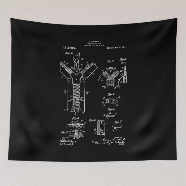 Item preview, G. Sundback's Zip Patent (White Version) designed and sold by Aliasandco.