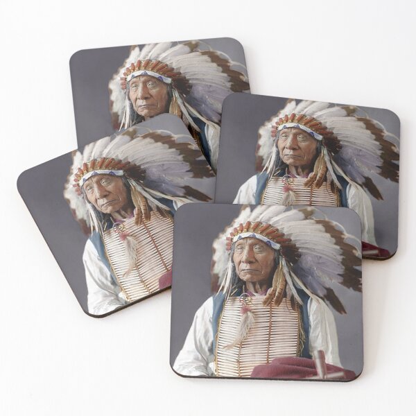 Item preview, Red Cloud  Maȟpíya Lúta 1822 – 1909 Lakota designed and sold by Gary sheaf.