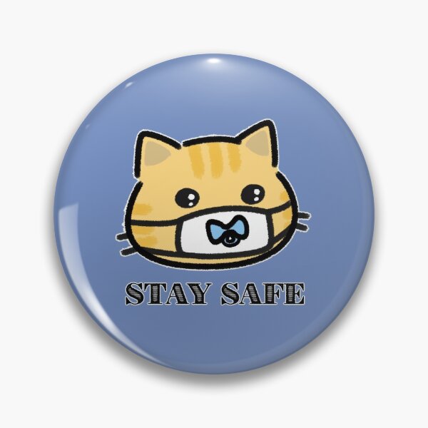 Item preview, Stay Safe Cat - Pacifier Mask designed and sold by LilFurKids.