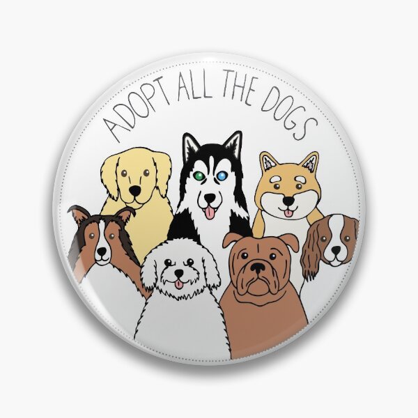 Item preview, Adopt All the Dogs designed and sold by cwillustration.