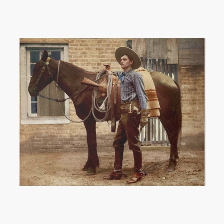 American hunter with his dog 1890's | Poster