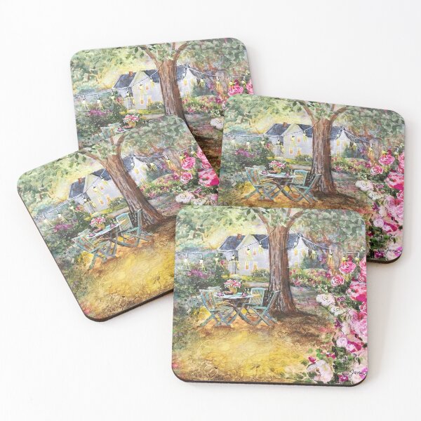 Item preview, Coffee in the Garden designed and sold by Janis Lee Colon.