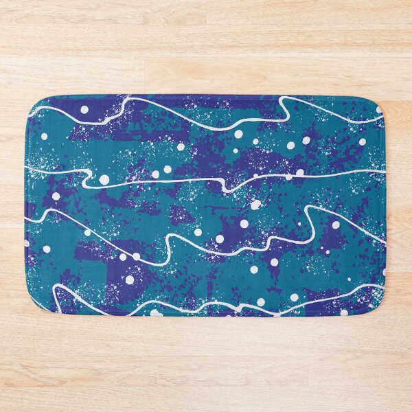 Item preview, Abstract Texture in Blue and Turquoise designed and sold by Leslie Rogers Todder.