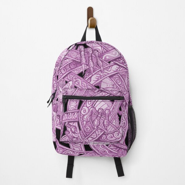 Item preview, Celtic Knots and Dragons, East meets West, mauve. designed and sold by Salocin.