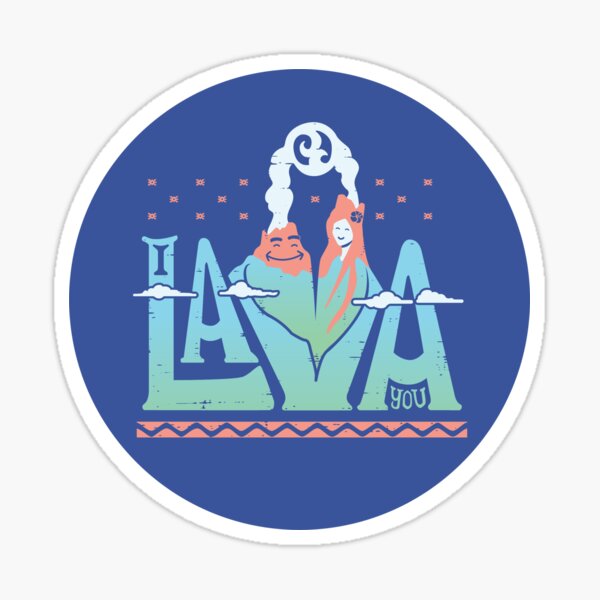 One Lava Sticker